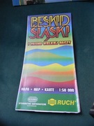 Beskid Śląski i pasmo wielkiej raczy   mapa turystyczna 