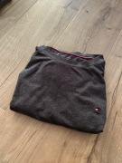 Longsleeve koszulka t-shirt z dlugim rękawem, bluzka Szary Tommy Hilfiger M