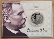 Moneta 10 zł 2012 r. Bolesław Prus plus blister 