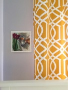 Obraz akwarela ołówek kubek kwiat