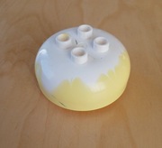 LEGO Duplo ciastko lody gałka jasnożółta 98220pb01