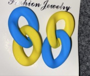 Kolczyki Flaga Ukrainska