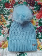 Czapka damska z pomponem 