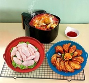 Silikonowe formy do frytkownicy 2szt,wkłady(57:)