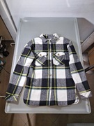 H&M Kurtka Przejściowa Damska Młodzieżowa w Kratę Rozmiar 170