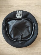 Beret Wojskowy Czarny MON Orłem Nowy rozmiar 57 cm