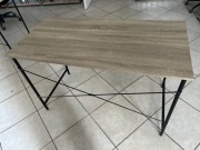 Biurko VANDBORG 60x120 kolor jasny dąb/czarny