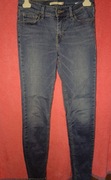 Levis jeansy damskie 701: super skinny 28 