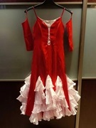 Czerwona sukienka do tańców klasycznych