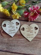 Magnesy na komunię - podziękowania dla gości