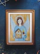 Akwarela Akwarelka Obraz pt: Anioł Opiekun