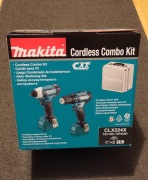Makita CLX224X Zestaw wkrętarka i zakrętarka 12V CXT, Nowy, Łódź 
