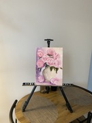 Obraz olejny ręcznie malowany “piwonie”