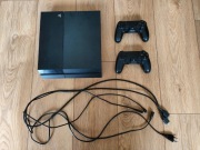 PS4 500GB + 2 pady + 3 kable | sprawna | komplet | odbiór osobisty
