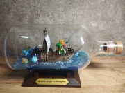 Dragon Quest VII Reimagined Collector's Ship in the Bottle