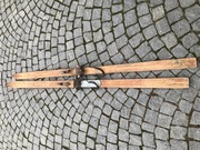 Stare drewniane narty Polskie