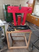 Giętarka ręczna do rur i profili + zestaw matryc 16T