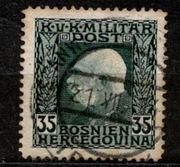 OA Bośni  Mi 74 kas. Cesarz Franz Joseph I