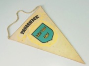 Proporczyk Pabianice herb Polska flaga Orzeł bez Korony