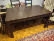 IKEA BJURSTA STÓŁ ROZSUWANY 84x140-180-220cm [R83]