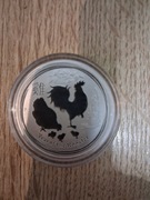 2021r Lunar ll Rok Koguta 1/2 uncji Srebra 