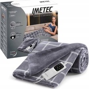 Koc Imetec poliester 95 cm x 150 cm szary