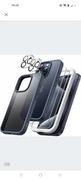 Etui 5w1 iPhone 15 PRO MAX JETech +2 szkła hartowane +2 ochraniacze apratu