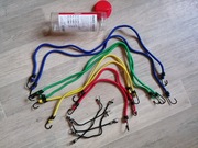 Zestaw 12szt linek elastycznych z haczykami, 5 długości