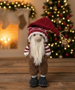 Krasnal gnom elf ręcznie wykonany na szydelku