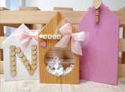 Drewniane domki dekoracyjne 