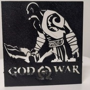 Stojak na płyty CD/GRY 10szt- God of War/ relief