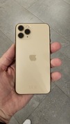 iPhone 11 Pro 128GB złoty stan bardzo dobry,bateria 97%,ładowarka 20W,etui