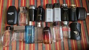 17 SZT. FLAKONY BUTELKI po perfumach Fahrenheit  Kenzo Dior Joop Boss  
