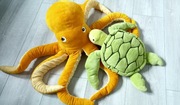 Ośmiornica duża ,żółw,Ikea,pluszak