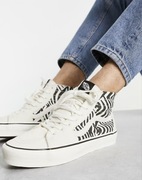 VANS Trampki rozm. 39 wysokie 'SK8-Hi' w kolorze Kremowy, Czarny