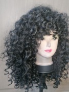 Peruka afroloki czarny kolor