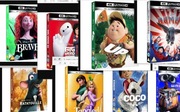 Disney COCO, BRAVE, HERO, TANGLED, UP 4K w.ENG