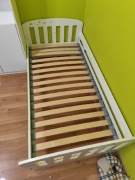 Białe Łóżeczko dzieciece