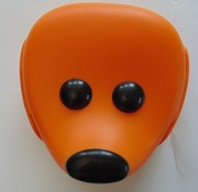 Pudełko na lunch śniadaniowe piesek Ikea Smaska pomarańczowe śniadaniówka