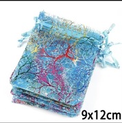 1x Worek na prezent * ŚLUB Wesele Prezent Walentynki 9/12cm Pająk Niebieski