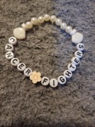 Bransoletka cancer fighters własnoręcznie robiona 