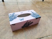 Chustecznik decoupage prezent 