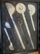 Profesjonalny Zestaw Goniometrów Medycznych BASELINE Stal Nierdzewna 6 szt