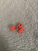 Lego 41677 technic 1x2 czerwony 3 sztuki