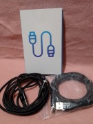 Zestaw dwóch kabli magnetycznych USB c 2m