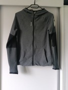 Szara bluza damska kaptur rozm XS 