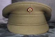 CZAPKA WOJSKOWA BELGIJSKA Z EMBLEMATEM A.B.L. 1970 MĘSKA R. 54