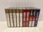 10 używanych, chromowych kaset magnetofonowych, TDK, Maxell type II 