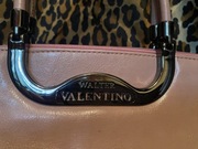 Valentino skórzana torebka, pudrowy róż