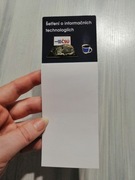 Notes na lodówkę z magnesem. Nowy.